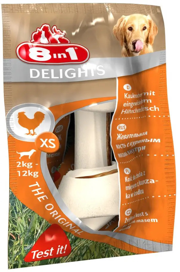 8in1 Delights Chicken XS 1pc