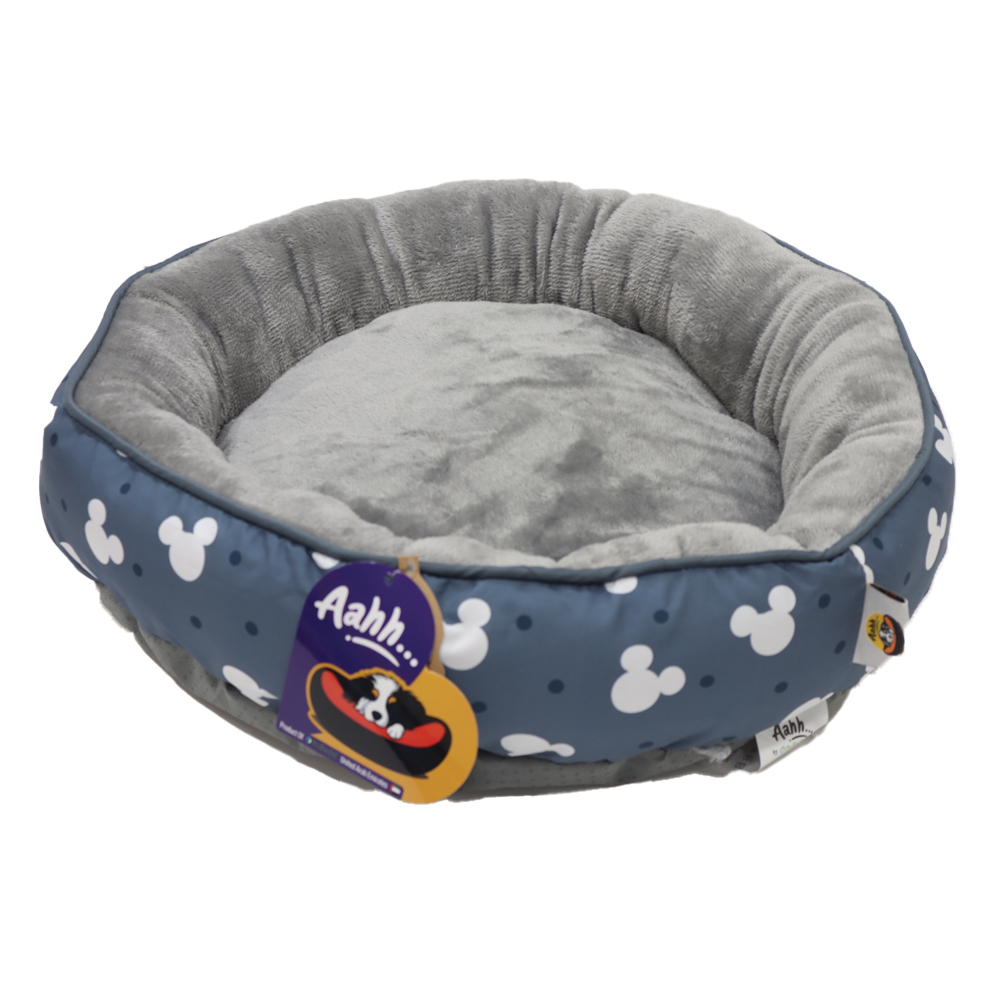 Aahh… Snuggly L46 X w36 X h42Cms Flannel Blue Grey Mr Mickey