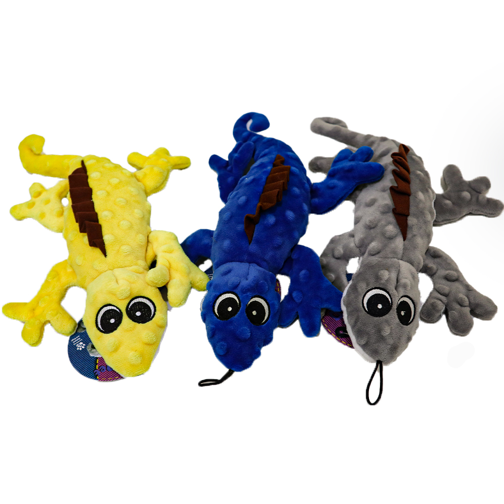 Plush Pet Lizard Dog Toy - 1pc