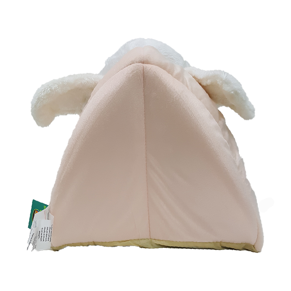 Grizzly Cat Capsule Bed Beige - Small 30 x 30 x 28cm