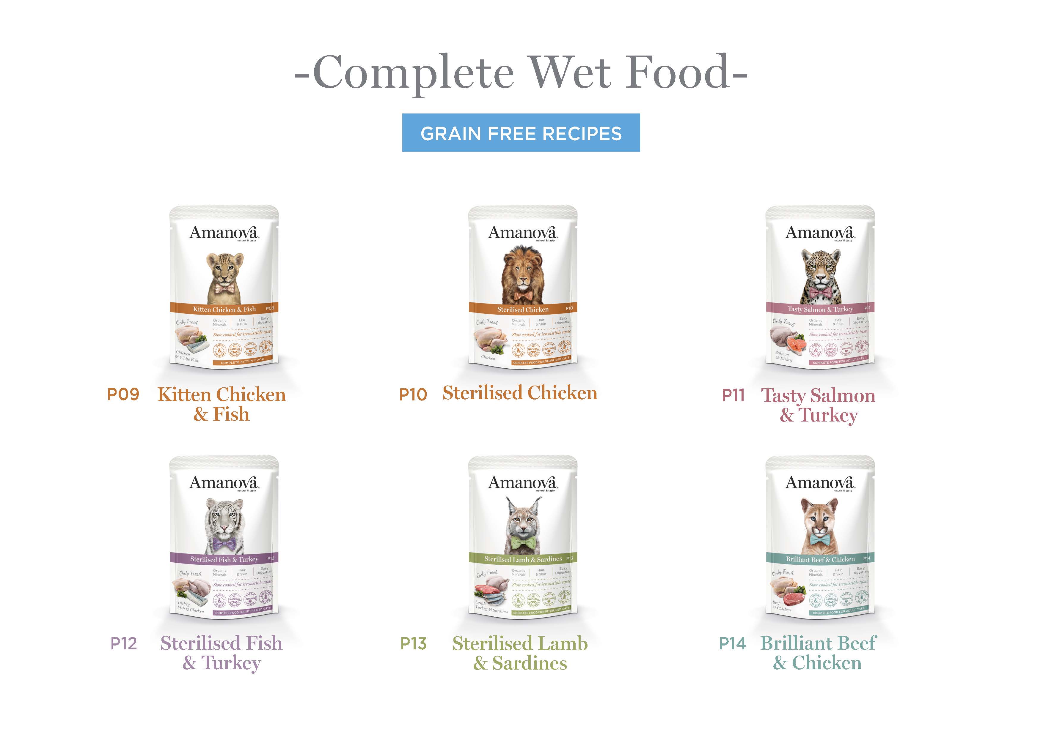 Amanova Wet Kitten Chicken & Fish - 85g