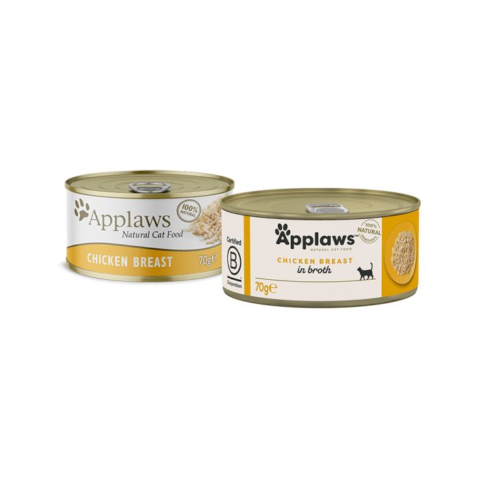 Applaws Chicken Breast in Broth Wet Cat Food Tin 70g
