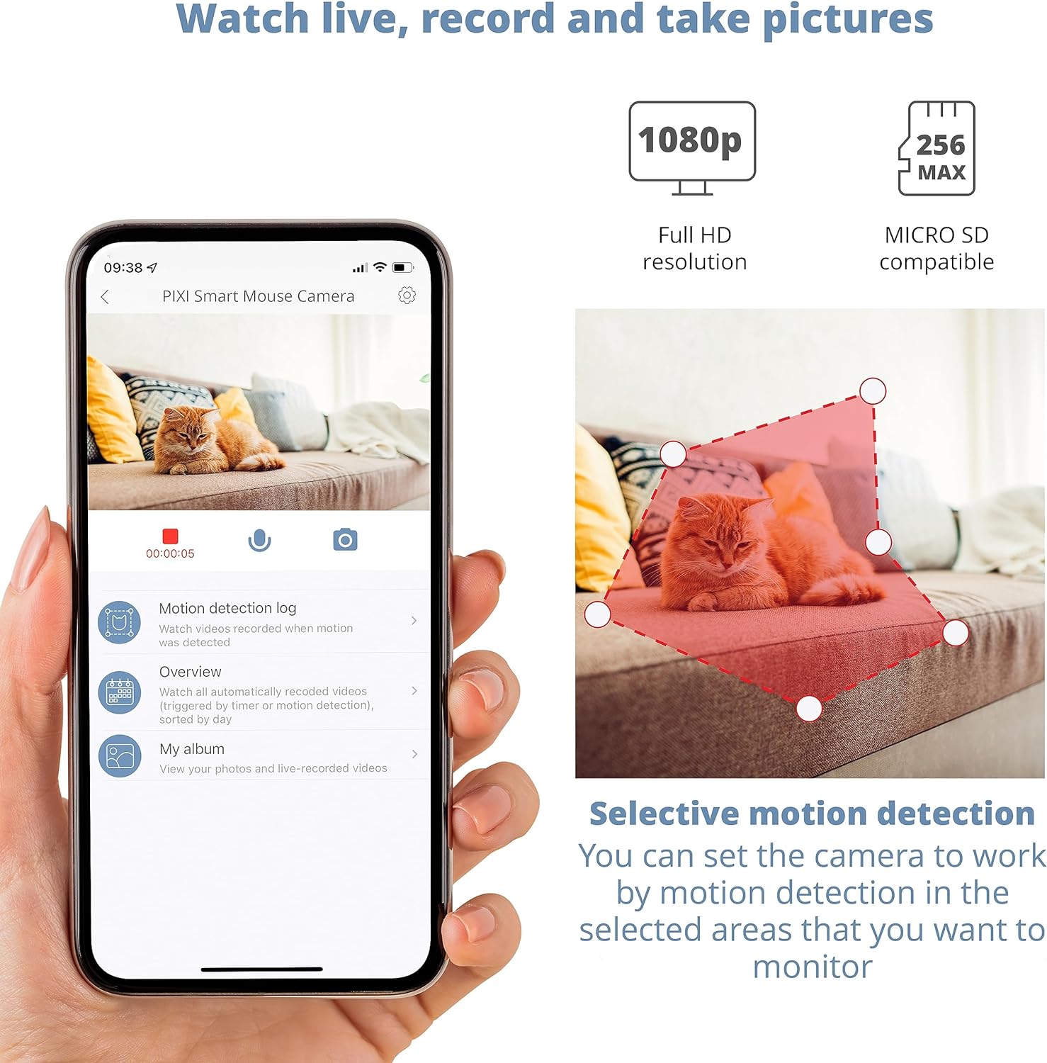 Catit Pixi Smart Mouse Camera