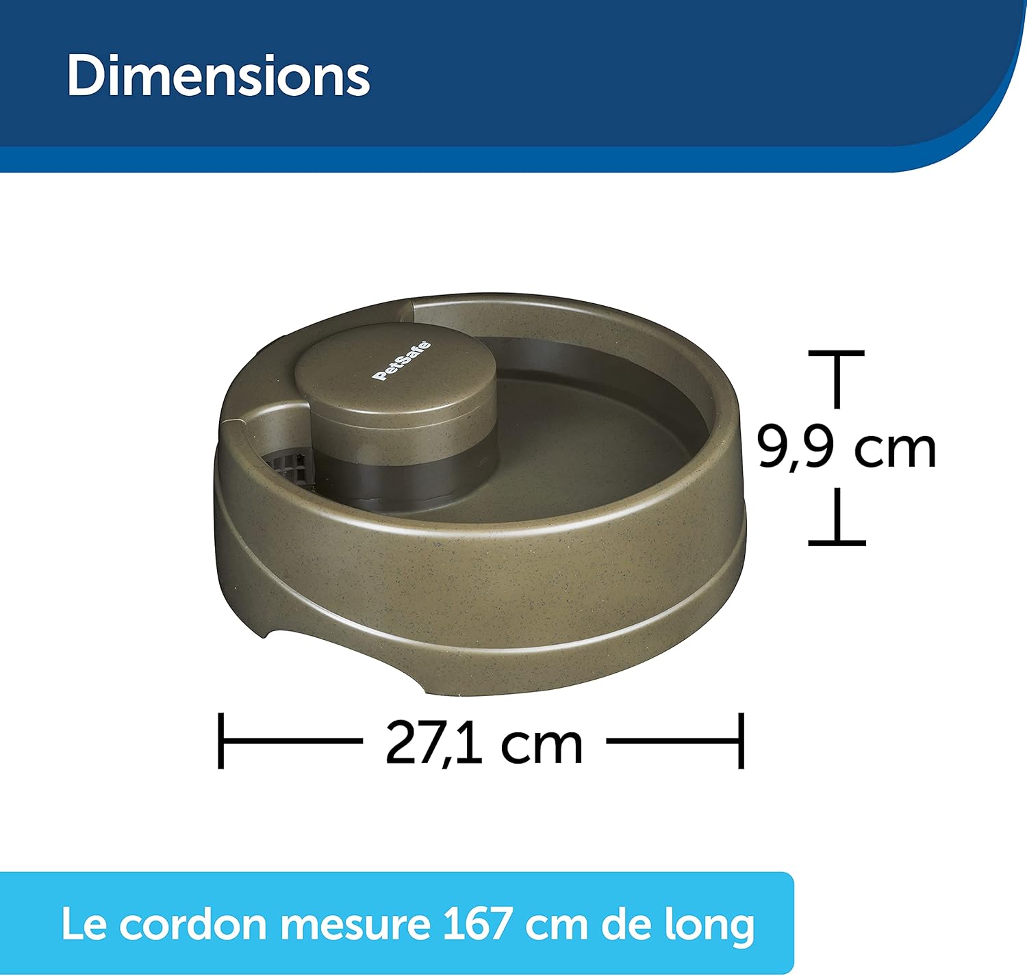 Drinkwell Current Pet Fountain- Medium-UK Adaptor