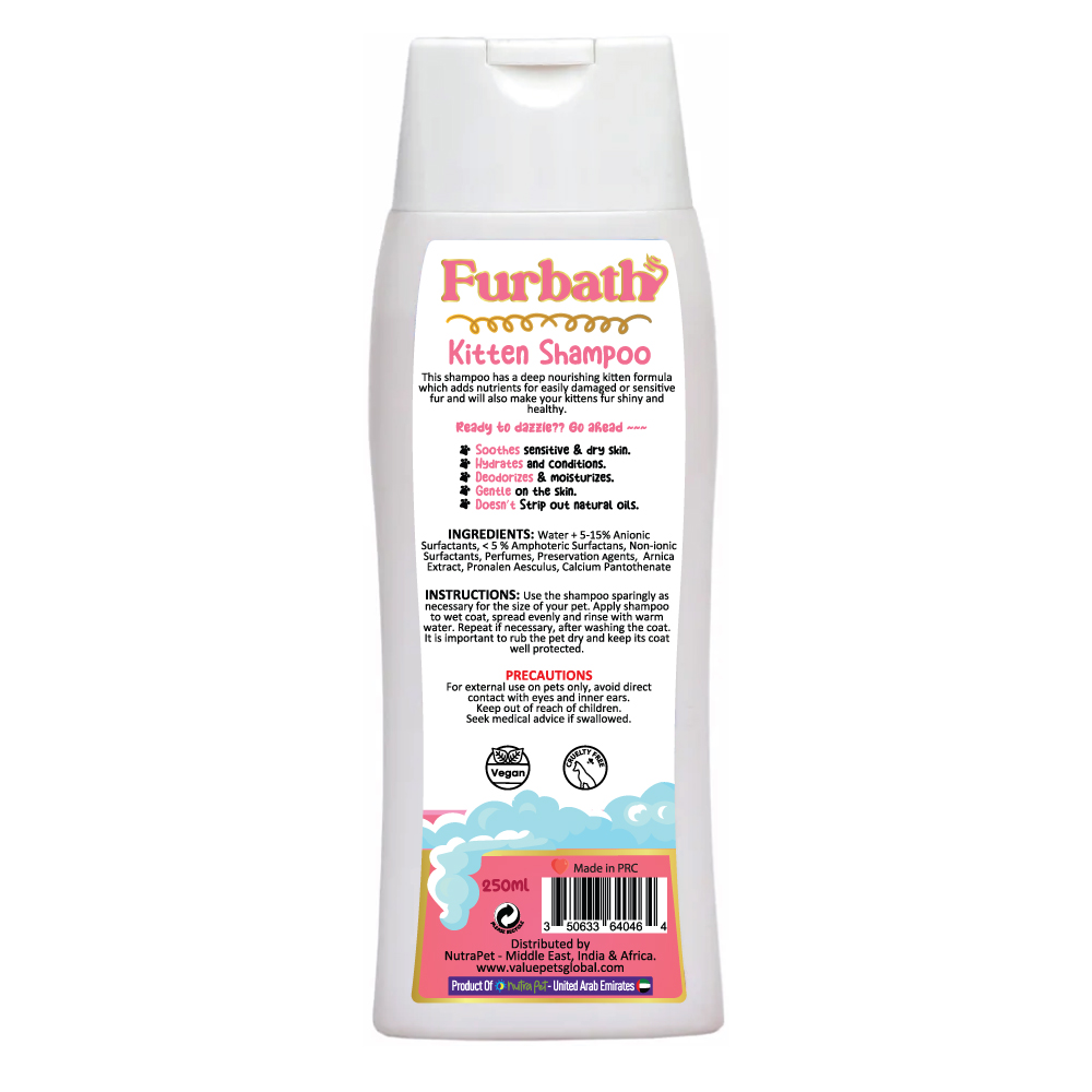 Furbath Kitten Fun Loving  Shampoo - 250ml