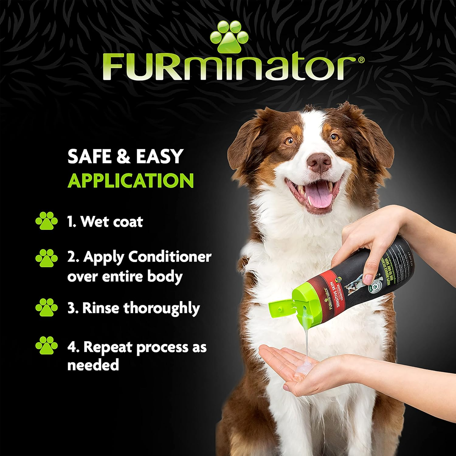 FURminator Sensitive Skin Conditioner For Dogs 473ml