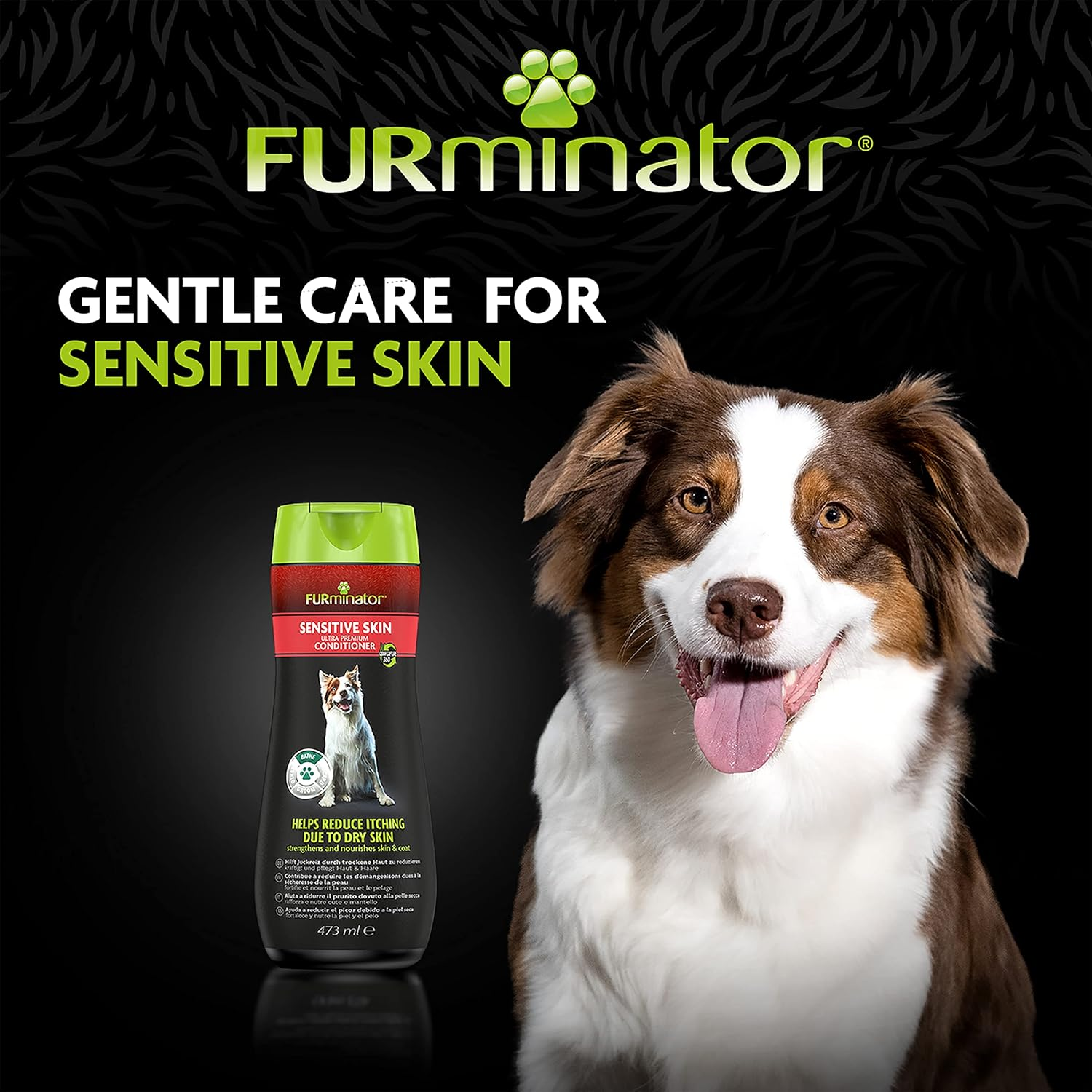 FURminator Sensitive Skin Conditioner For Dogs 473ml