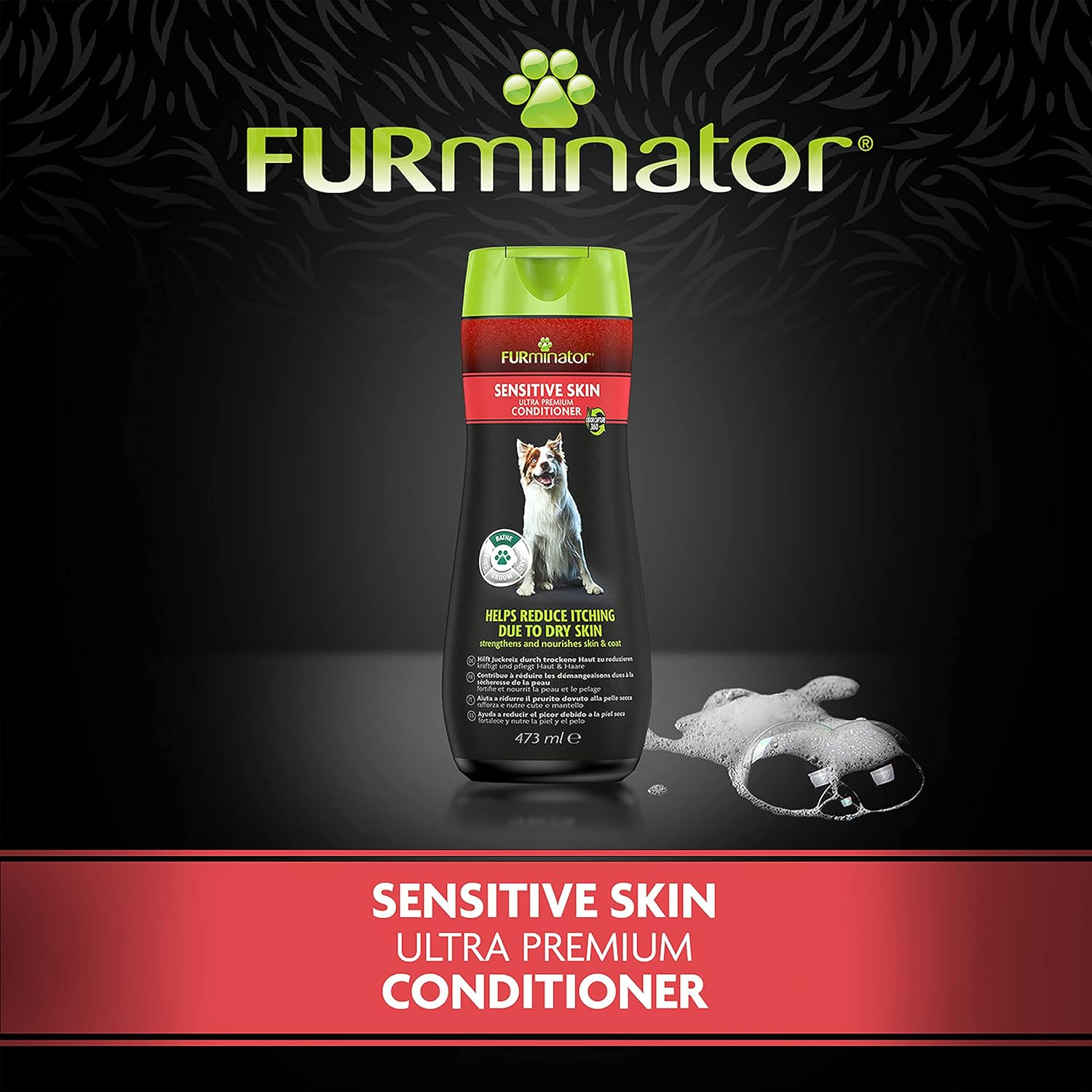 FURminator Sensitive Skin Conditioner For Dogs 473ml