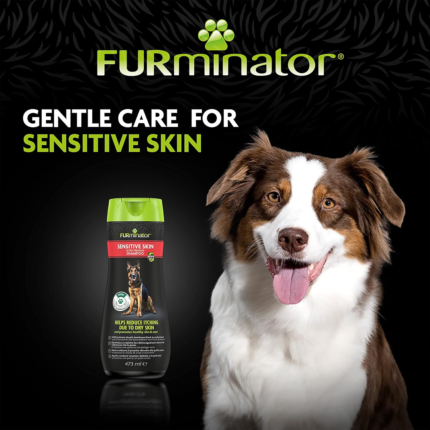 FURminator Sensitive Skin Shampoo For Dogs 473ml