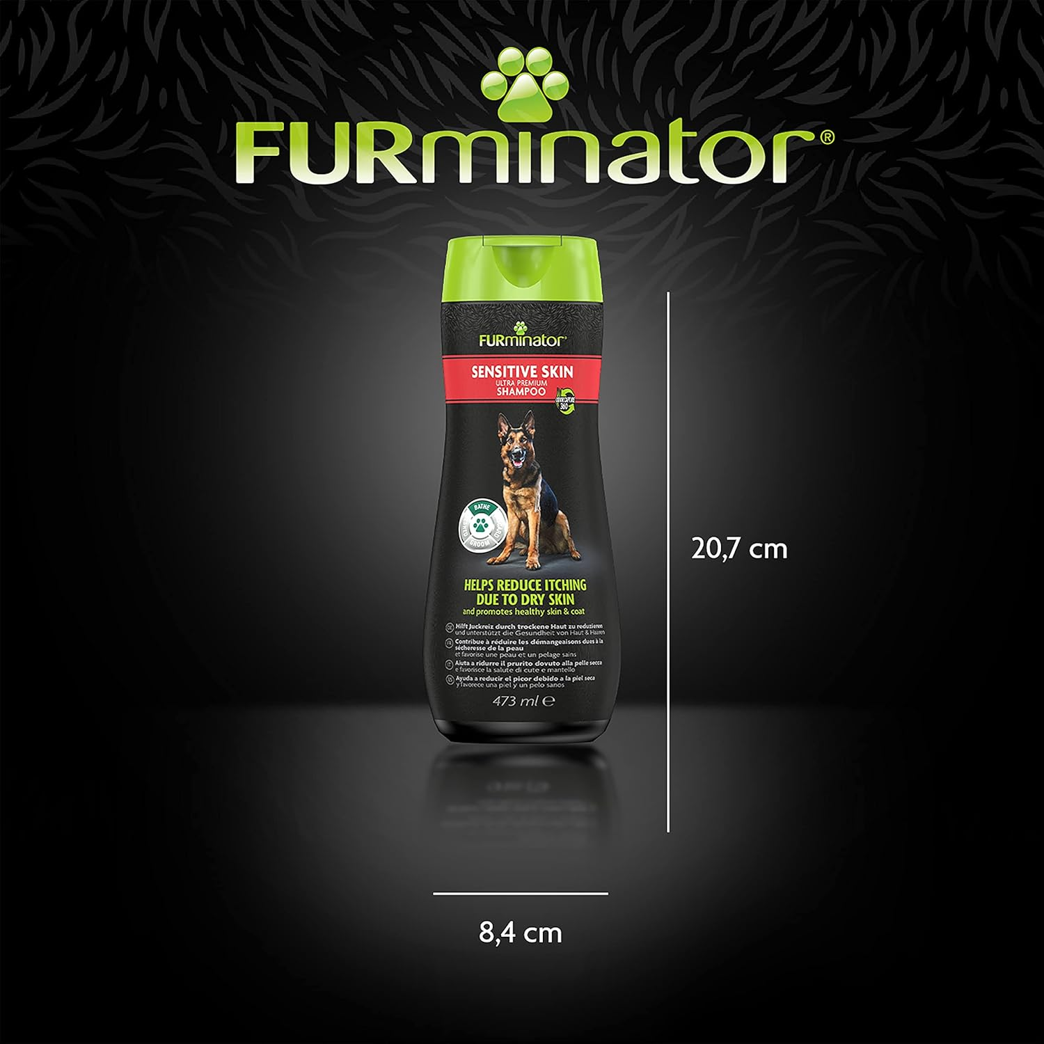 FURminator Sensitive Skin Shampoo For Dogs 473ml