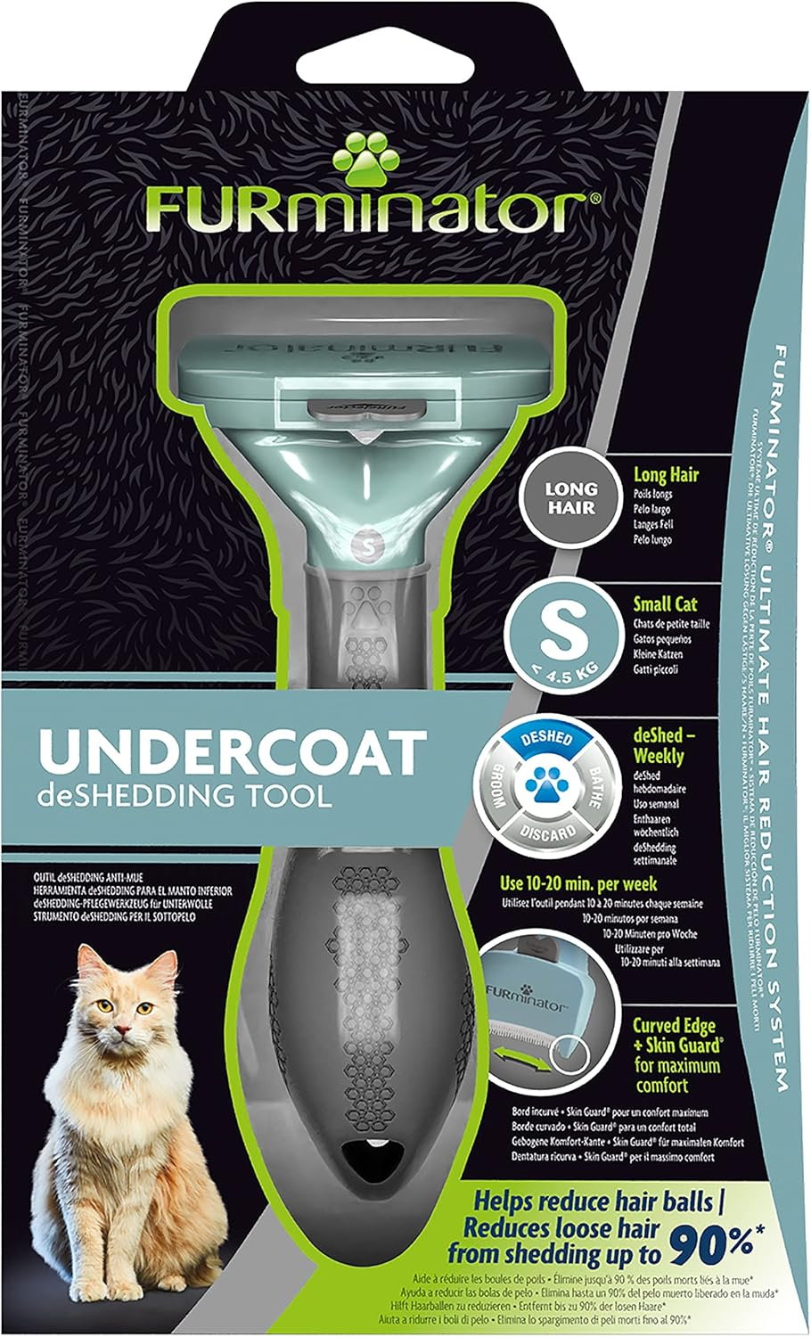 Furminator Cat Undercoat S Long Hair 12 YA