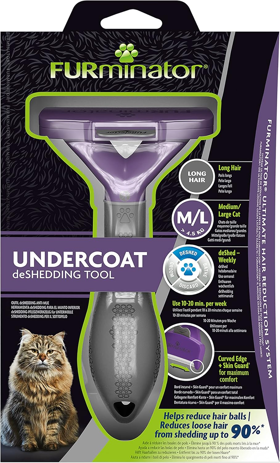 Furminator Cat Undercoat M/L Long Hair 12 YA