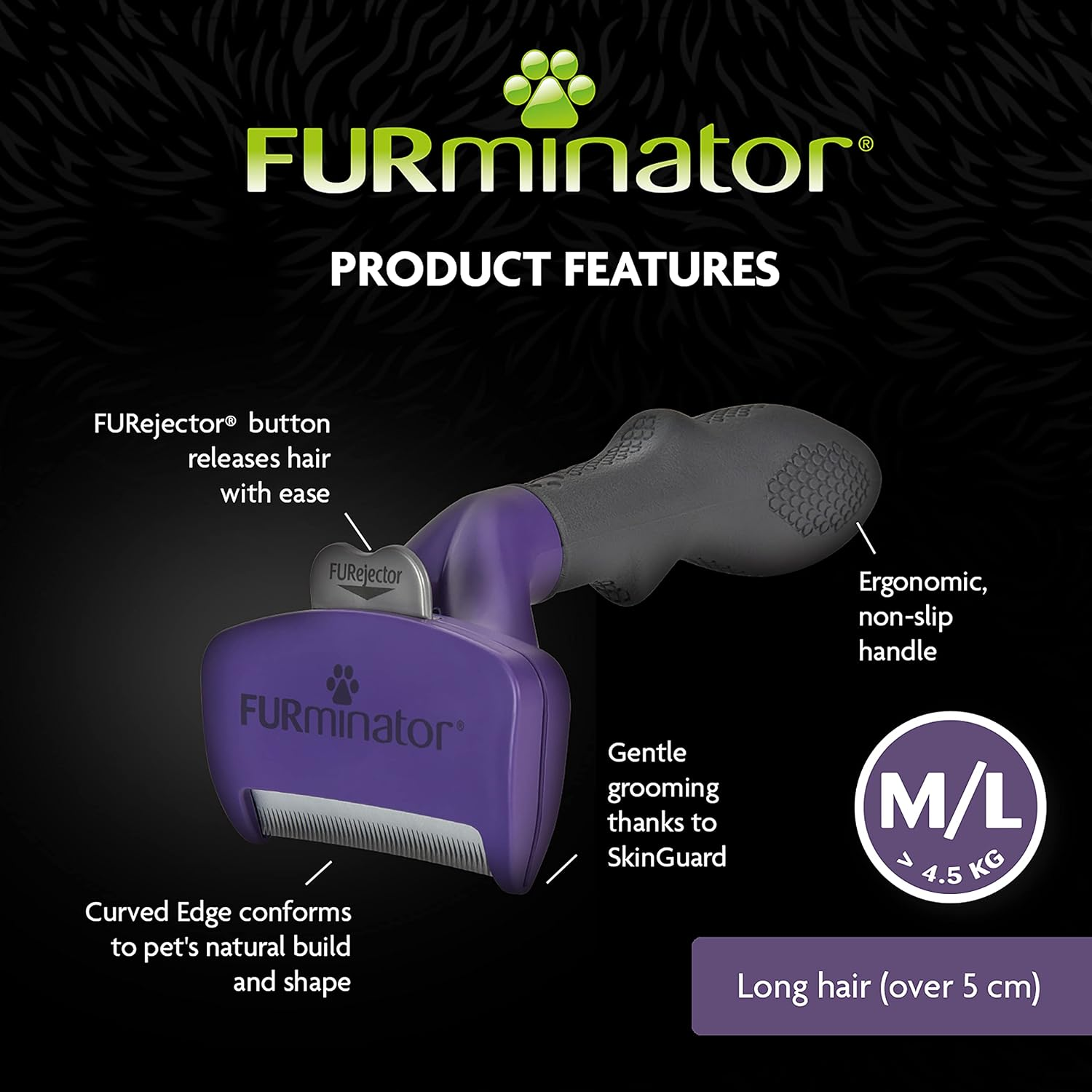 Furminator Cat Undercoat M/L Long Hair 12 YA