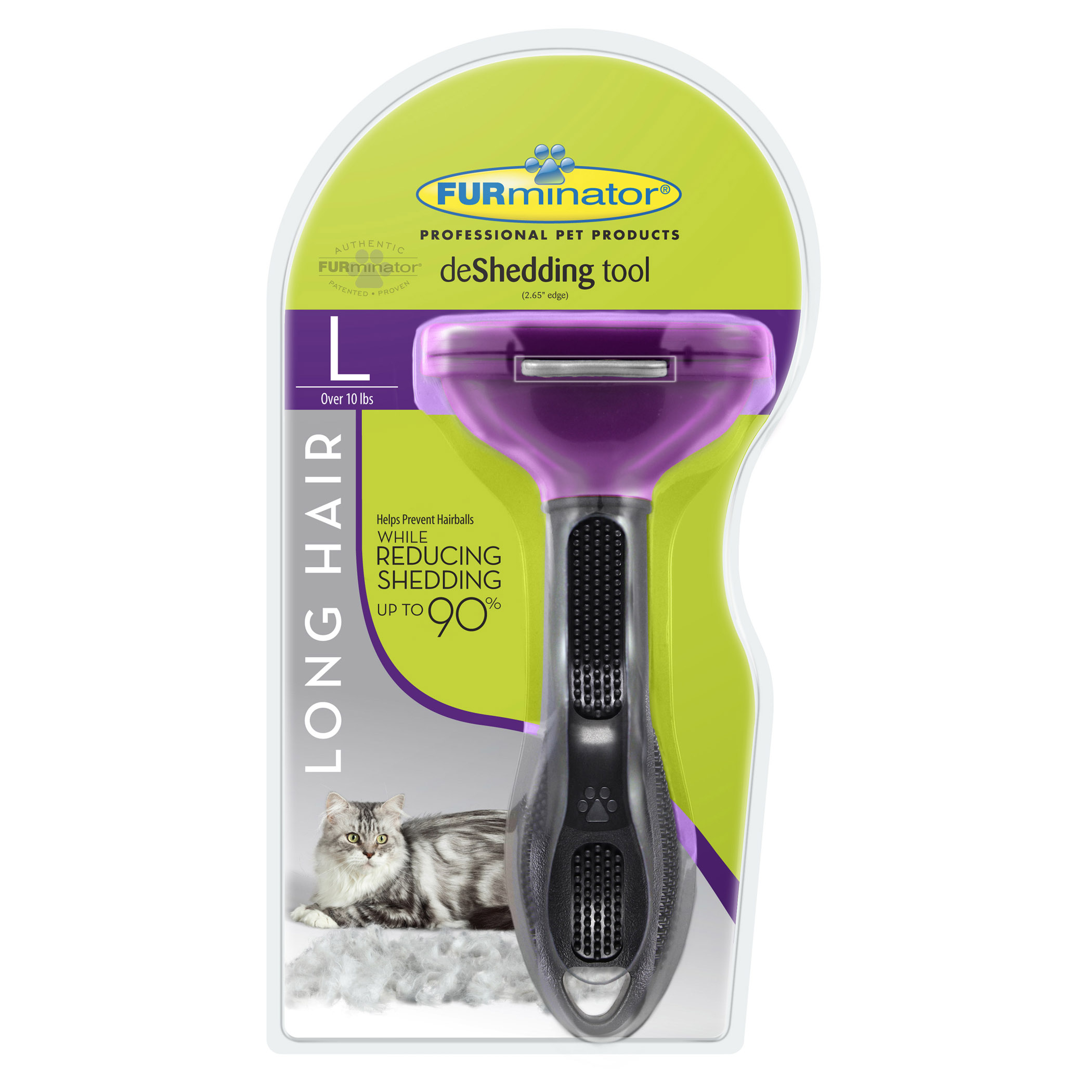 FURminator Long Hair DeShedding Tool for Large Cats