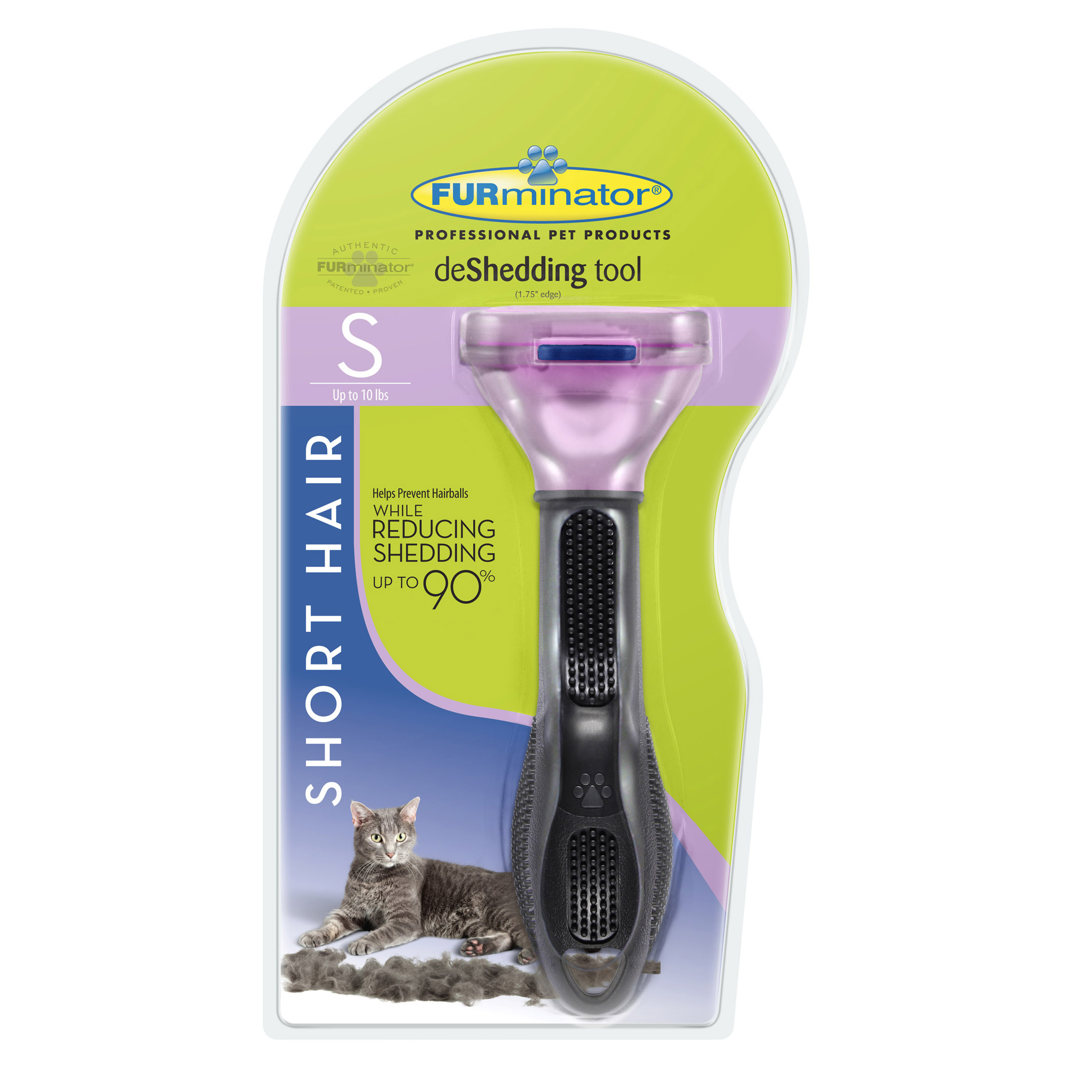 FURminator Short Hair Deshedding Tool for Small Cats