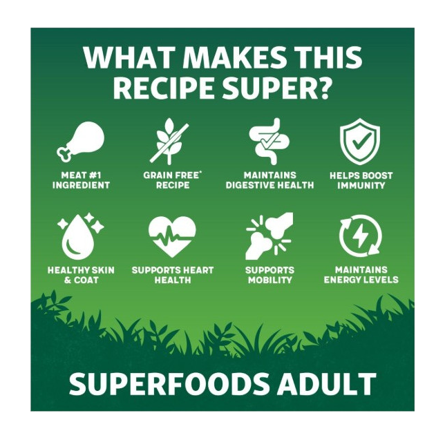 Harringtons Superfoods Turkey with Vegetables Adult Dry Dog Food 1.7KG