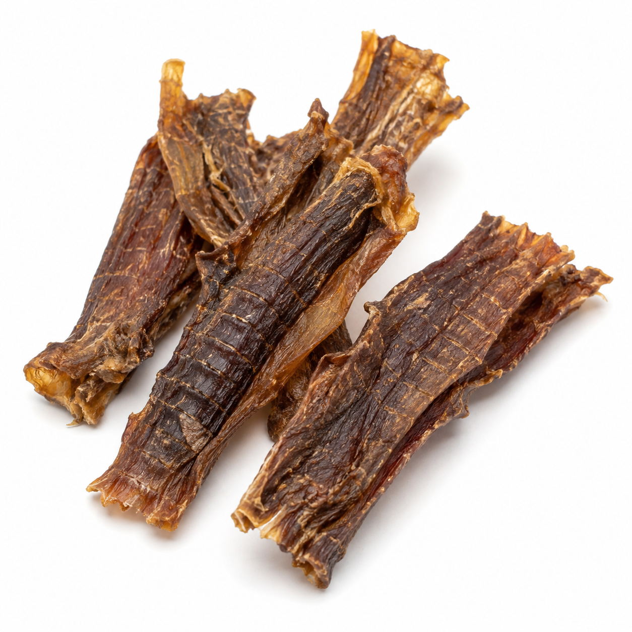 Houndsworth Savanna Strips – Hypoallergenic Ostrich Jerky 80g