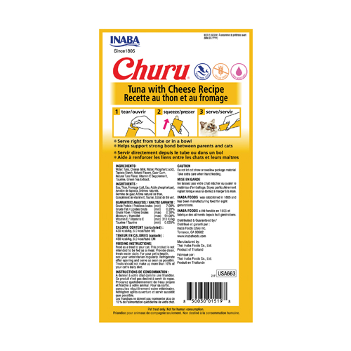 Inaba Churu Tuna with Cheese - 56g