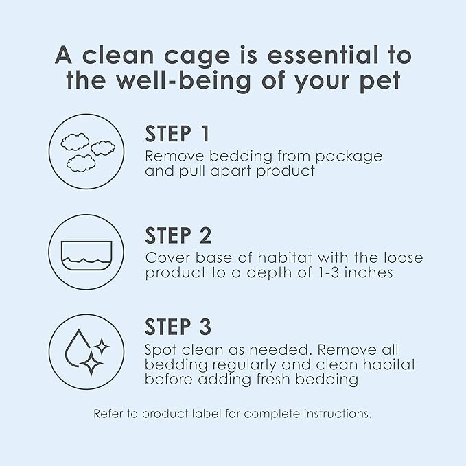 Kaytee Kt Clean & Cozy White 6/24.6L Small Animal Bedding