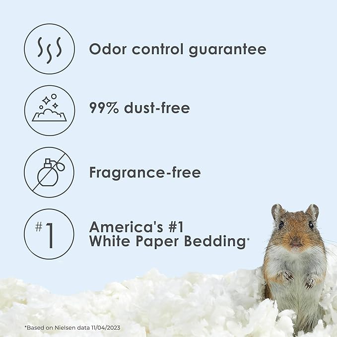 Kaytee Kt Clean & Cozy White 6/24.6L Small Animal Bedding