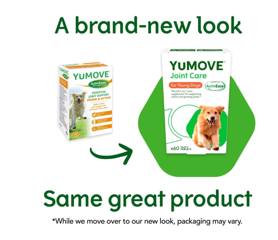 Lintbells Yumove Joint Care For Young Dogs 60 Tabs