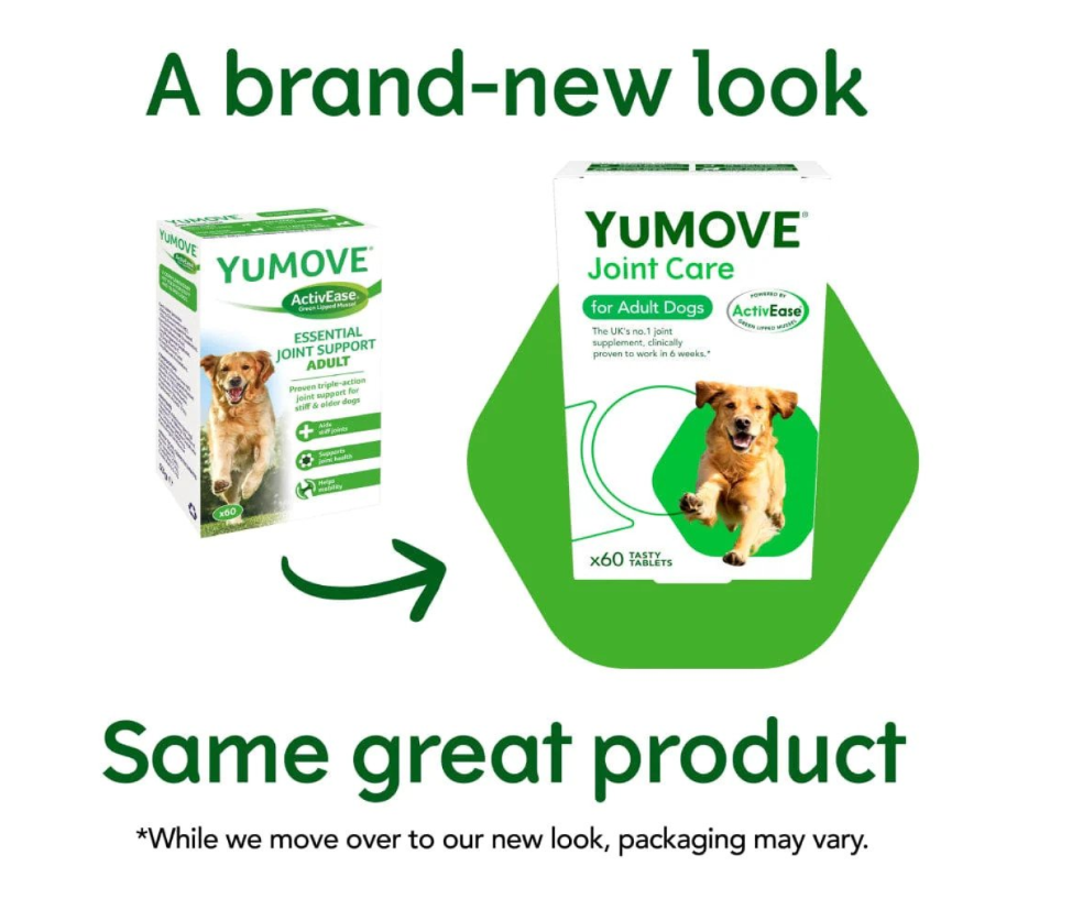 Lintbells Yumove Joint Care For Adult Dogs 60 Tabs