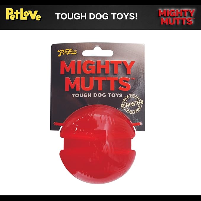 Mikki Mighty Mutts Rubber Ball - Large