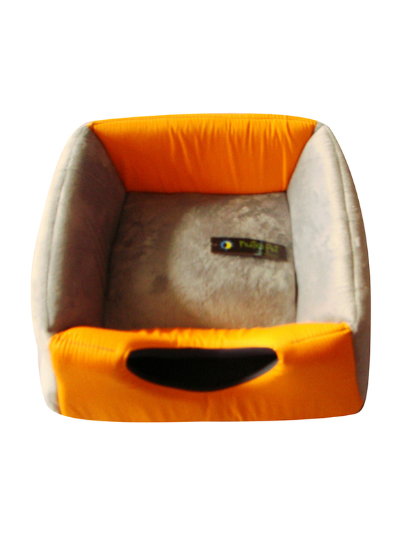 Nutrapet Catnap Convertible Grey/Orange 41*41*30Cms