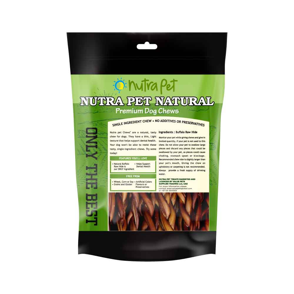 Nutrapet Bully Braided Stick 250G