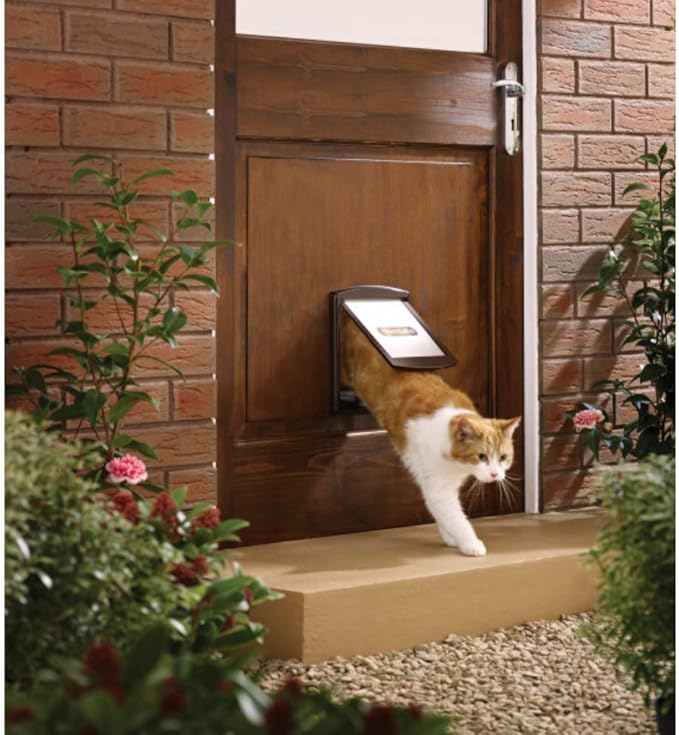 PetSafe Original 2 Way Small Pet Door - Brown