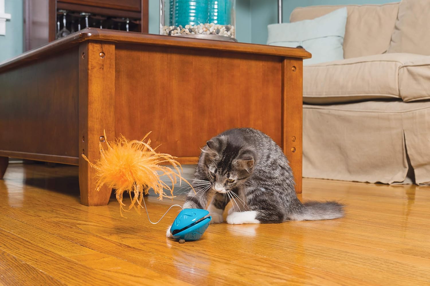 PetSafe Twist ‘n Treat Teaser Cat Toy