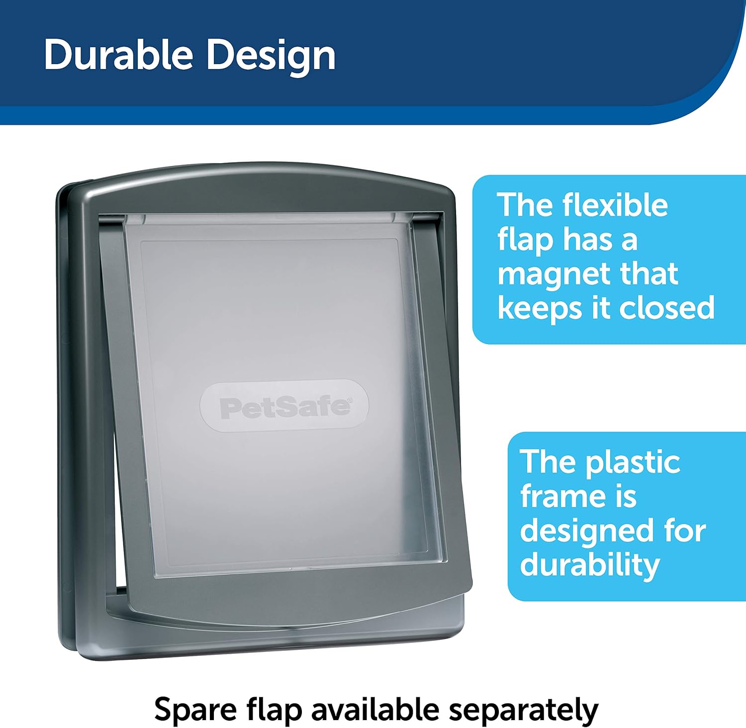 PetSafe Original 2 Way Medium Pet Door - Silver