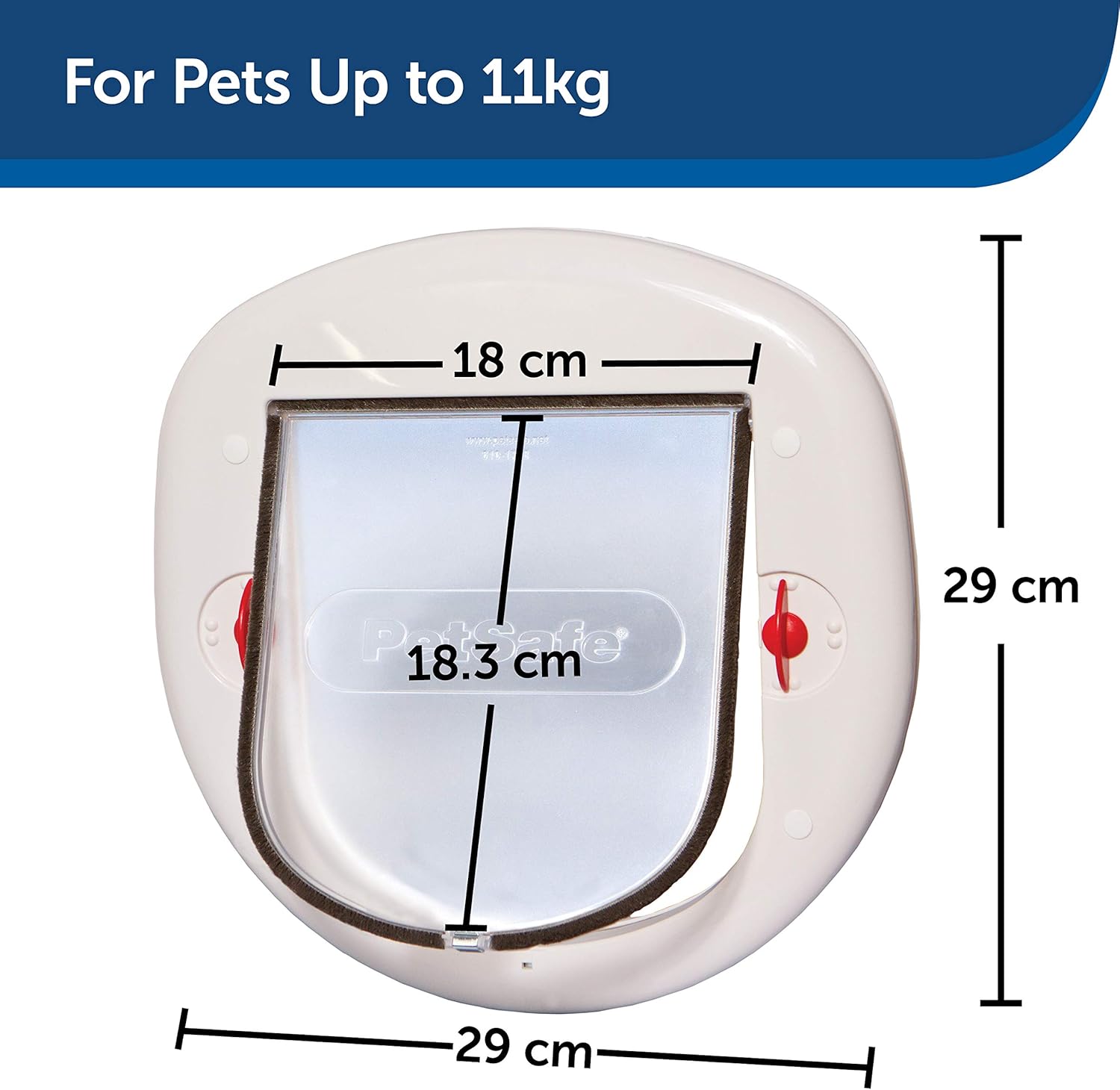 PetSafe Big Cat Small Dog Pet Door - White