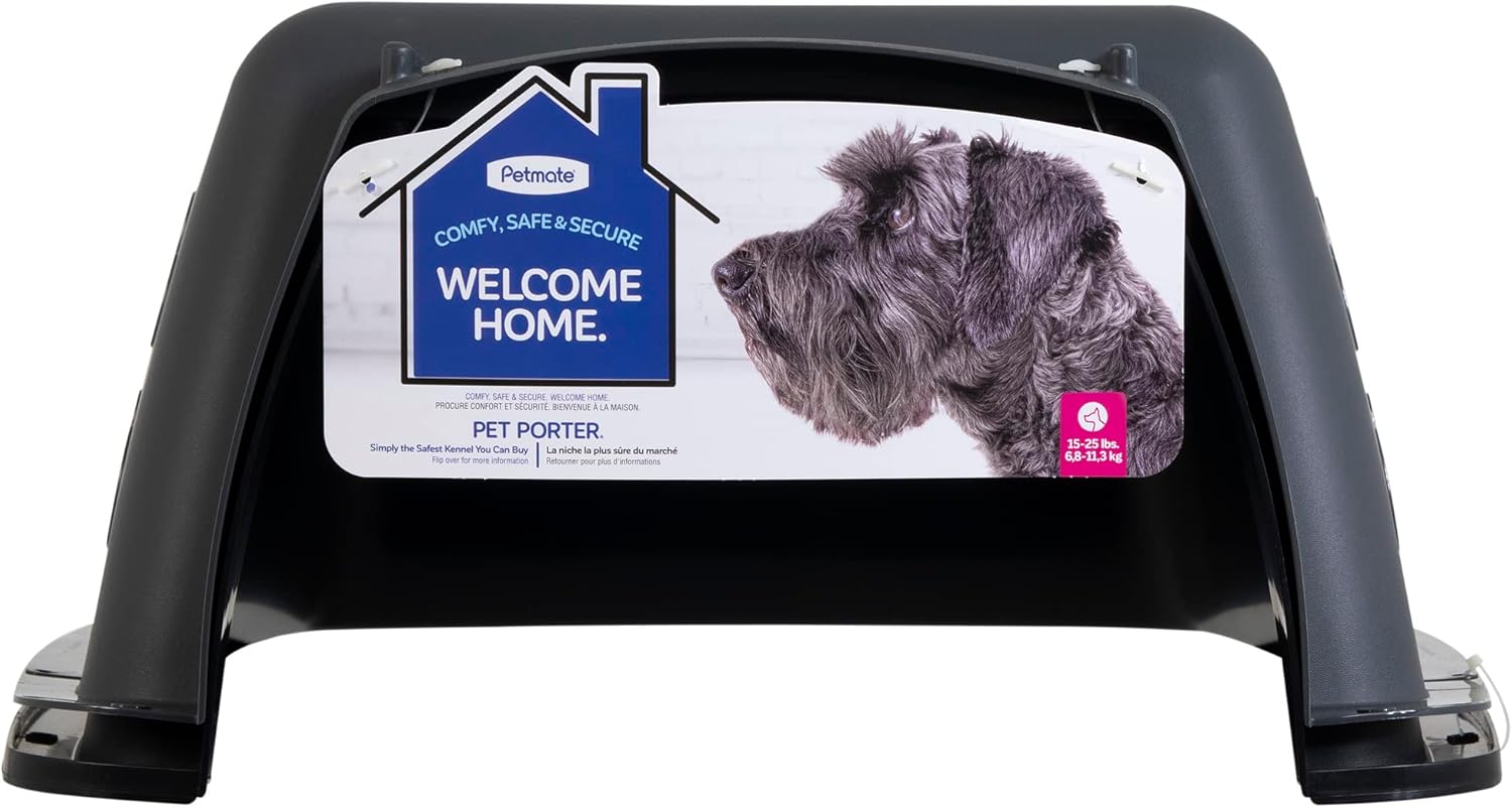 Petmate Pet Porter Traditional 20-25Lbs ~ Gray & Black