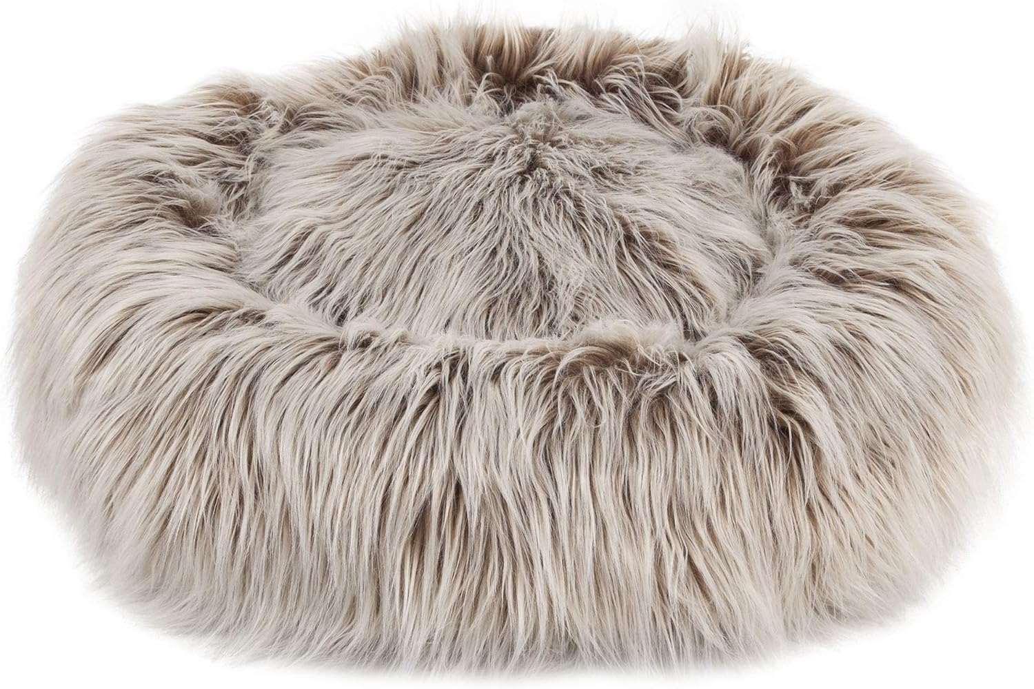 Snoozzy Glampet Donut Faux Fur Bed 26inch