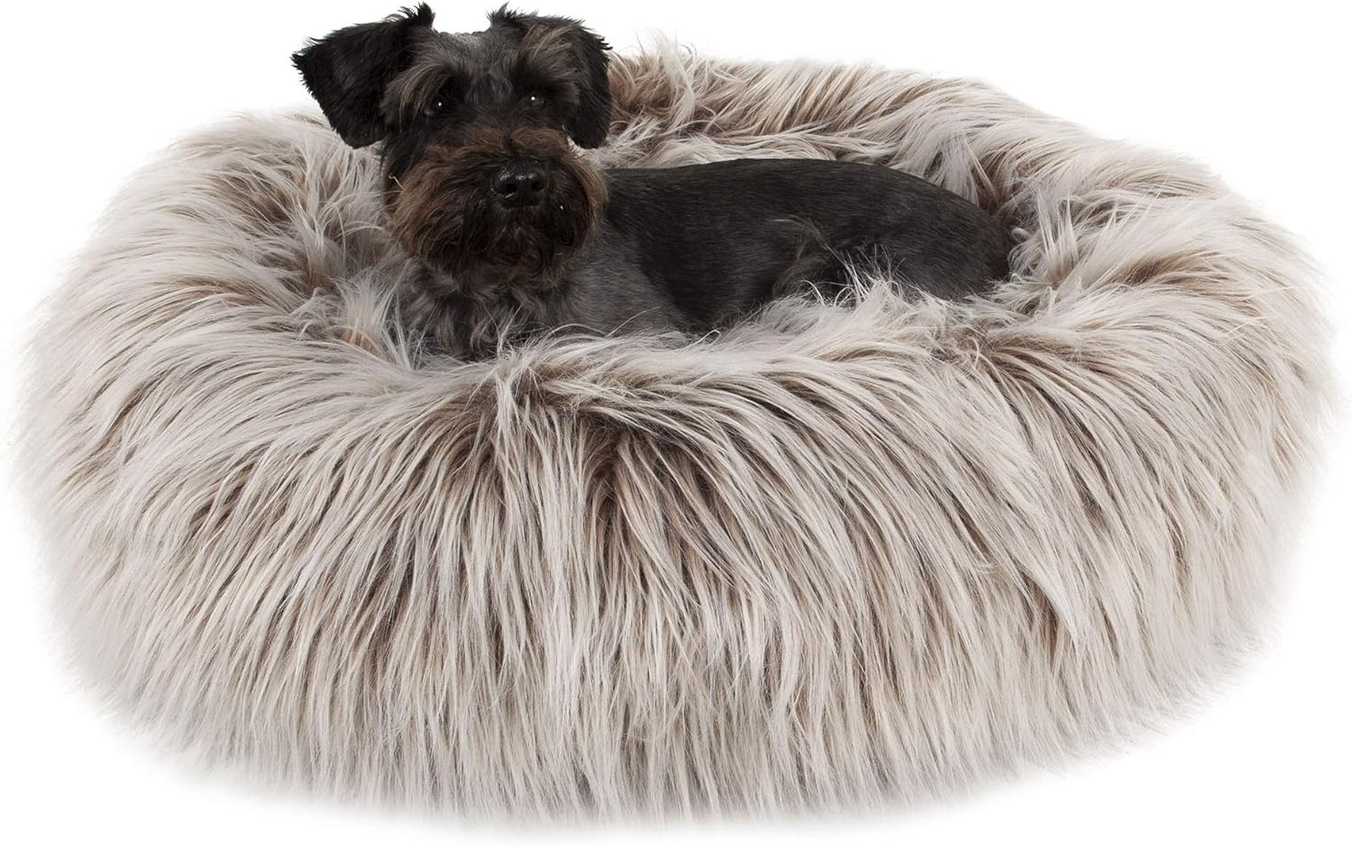 Snoozzy Glampet Donut Faux Fur Bed 26inch