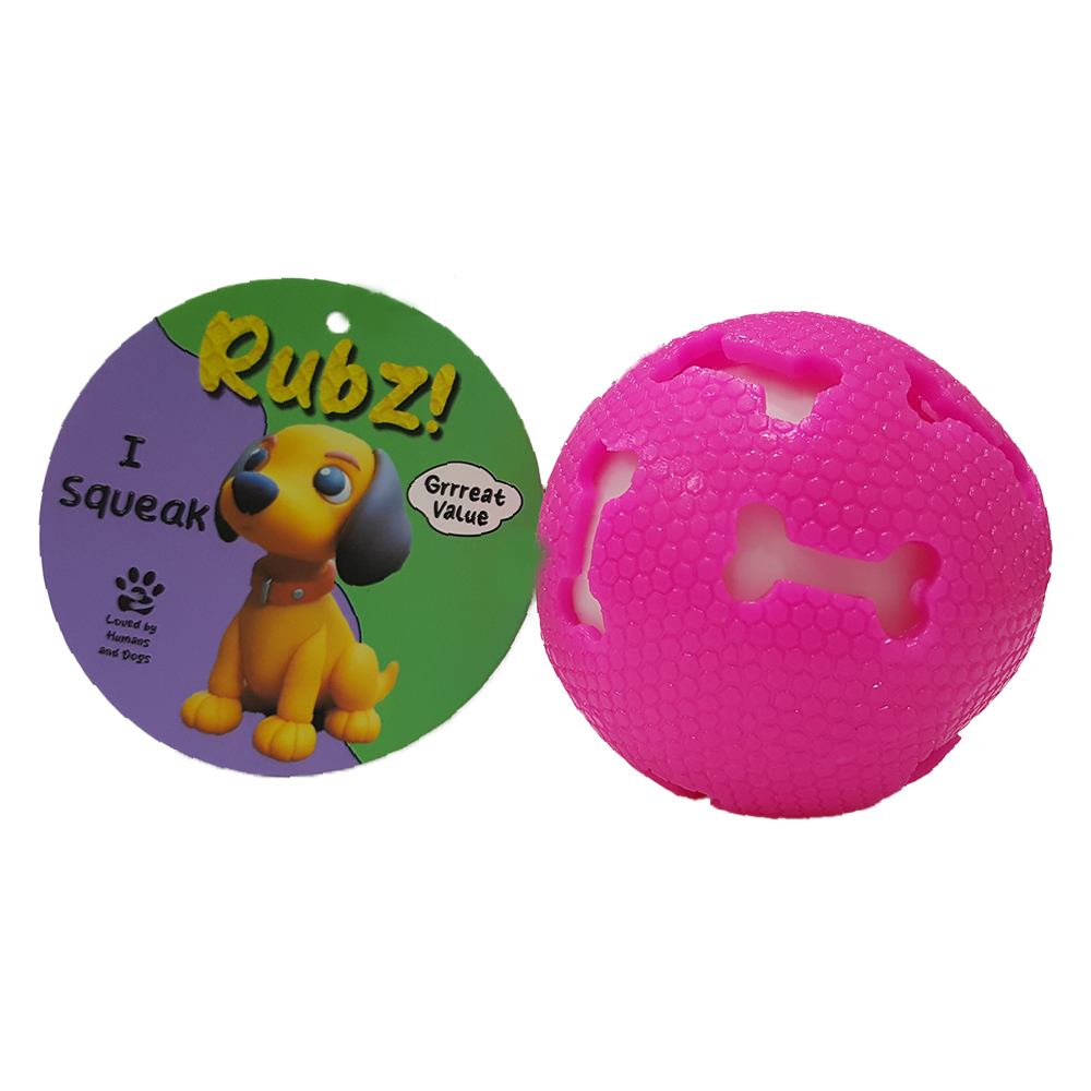 Rubz! Pierced Grid Shiny Ball - Multicolor - 1PC