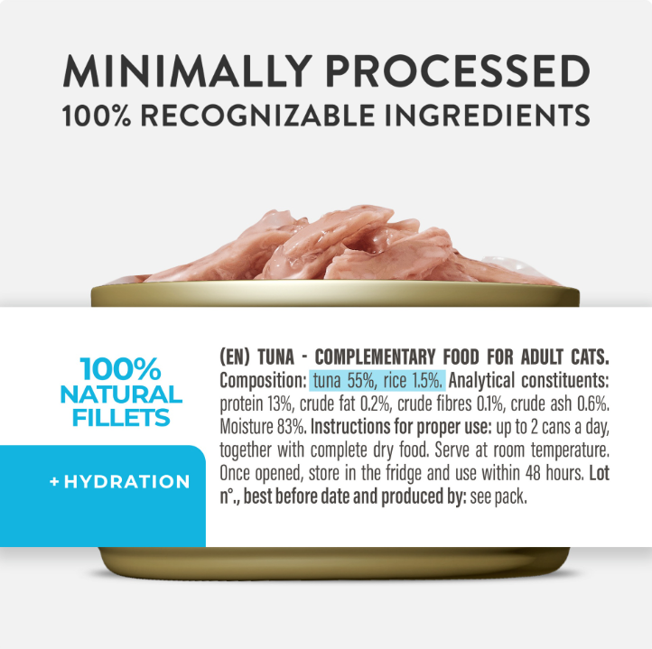 Schesir Compliments cat Wet Food In Jelly Can Tuna 70g