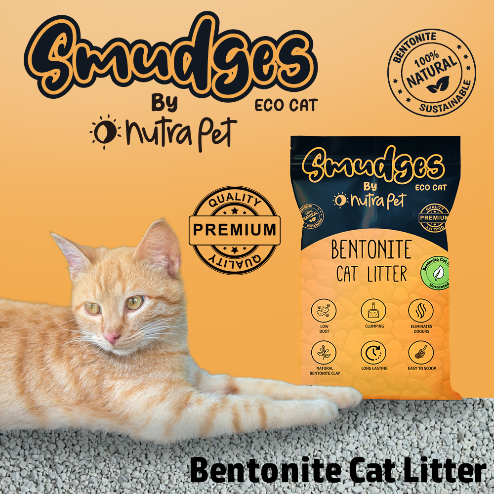 Smudges Eco cat Bentonite Clumping Cat Litter 20 Kgs- Non Scented