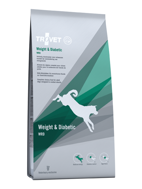 Trovet Weight Control & Diabetic Dog Dry Food 3kg