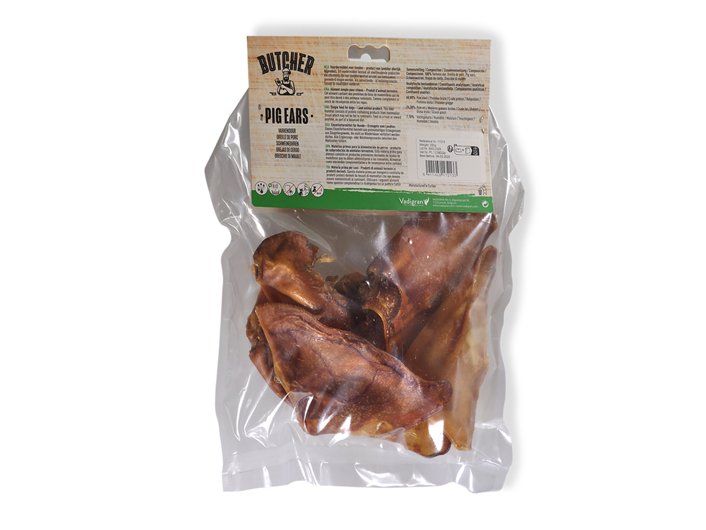 Vadigran Pigs Ears Dog Chew (Pack of 5)