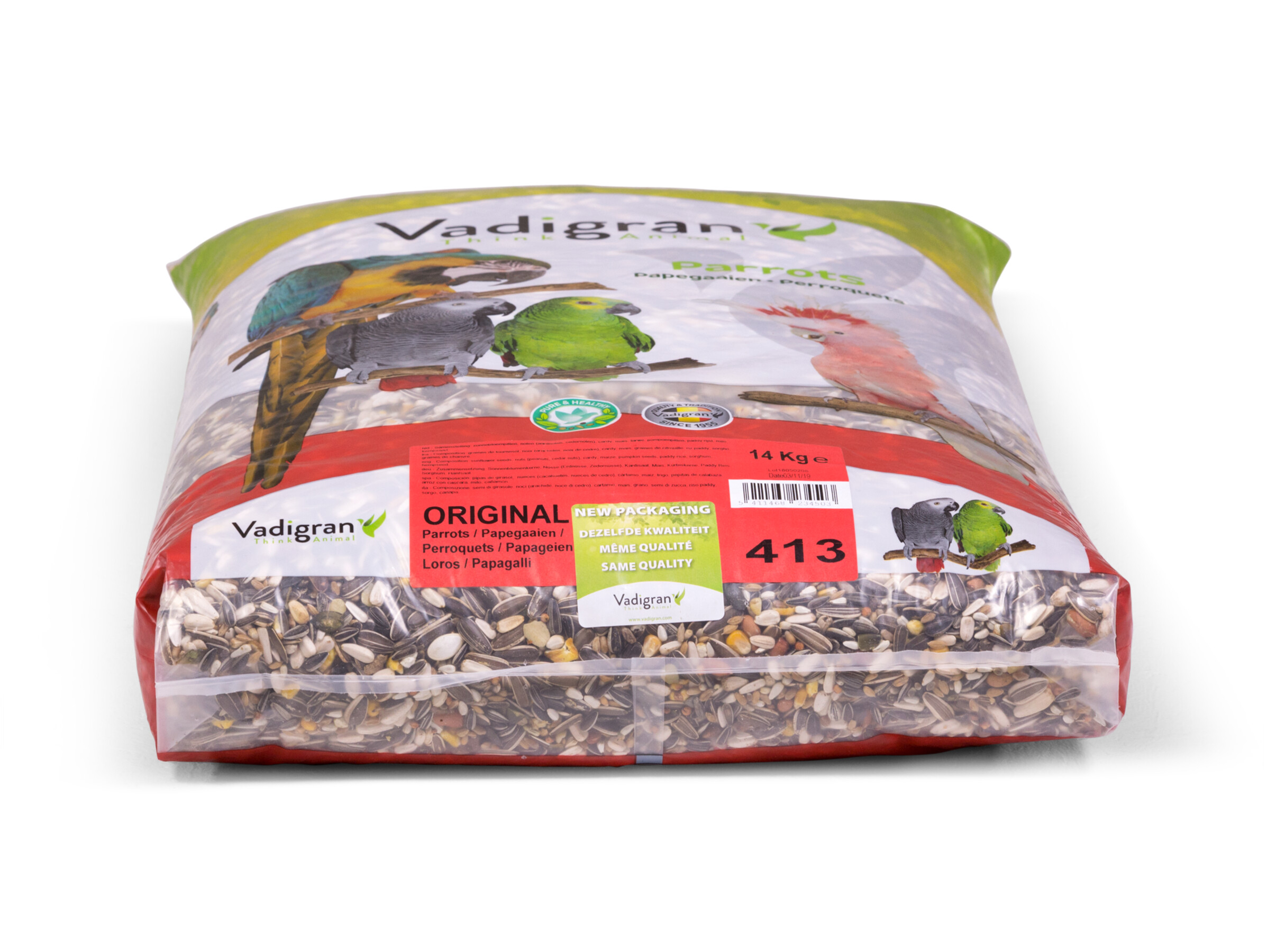 Vadigran Parrot Original Seed Mix (14 Kg)