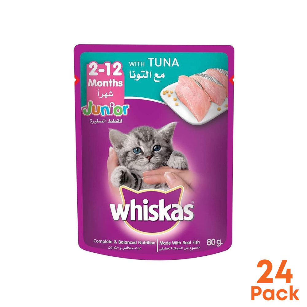 WHI Jr Tuna 80g 2 (24 POUCHES)