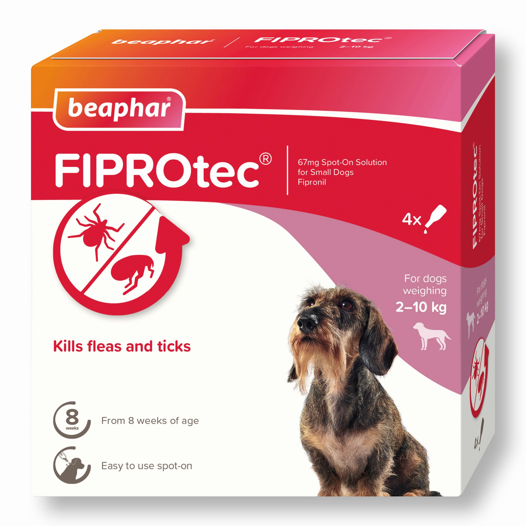 Fiprotec for Small Dog - 4 Pipettes