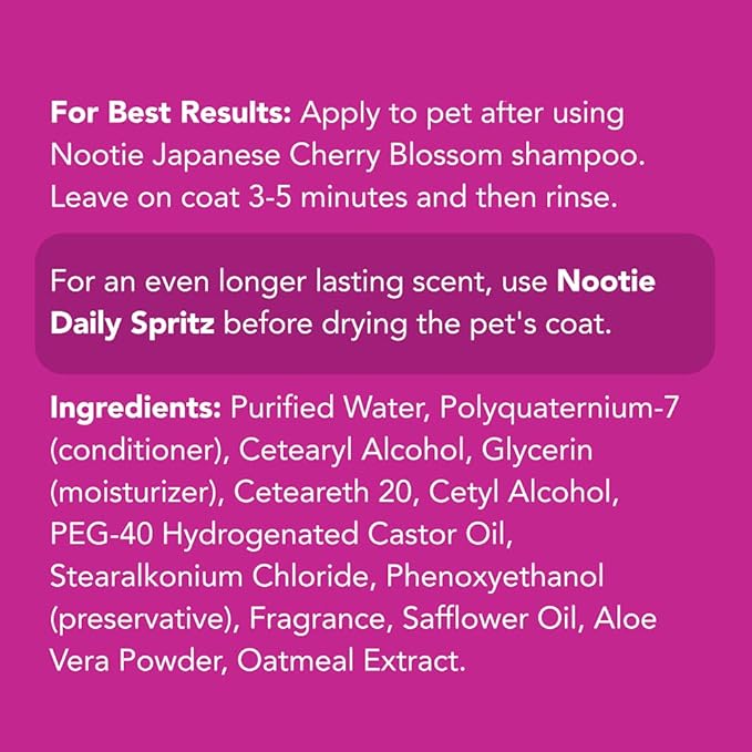 Nootie Japanese Cherry Blossom Conditioner 1 Gallon