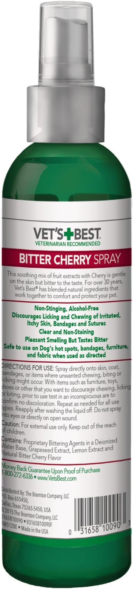 Vet's Best Bitter Cherry Spray (7.5oz)