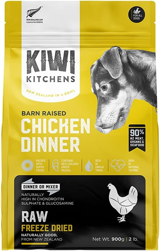 Kiwi Kitchens Freeze Dried Chicken Dry Dog Food - 900G