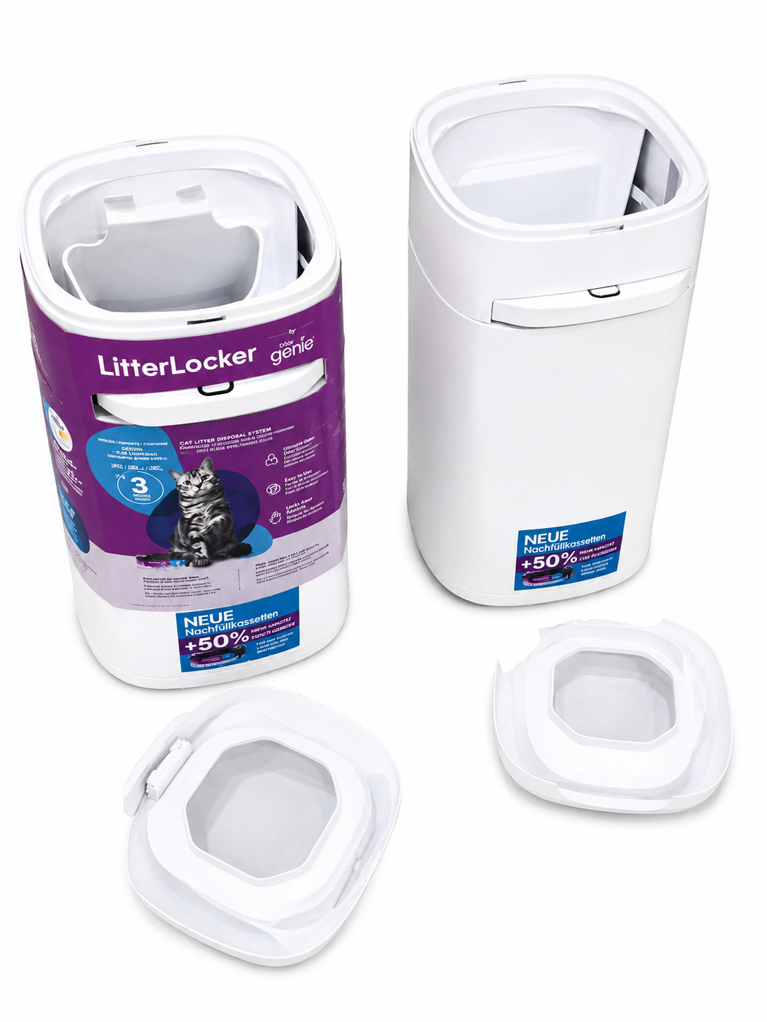 ⚠️ BROKEN TOP COVER — 80% OFF | Litter Genie Standard Pail, 6 Meters