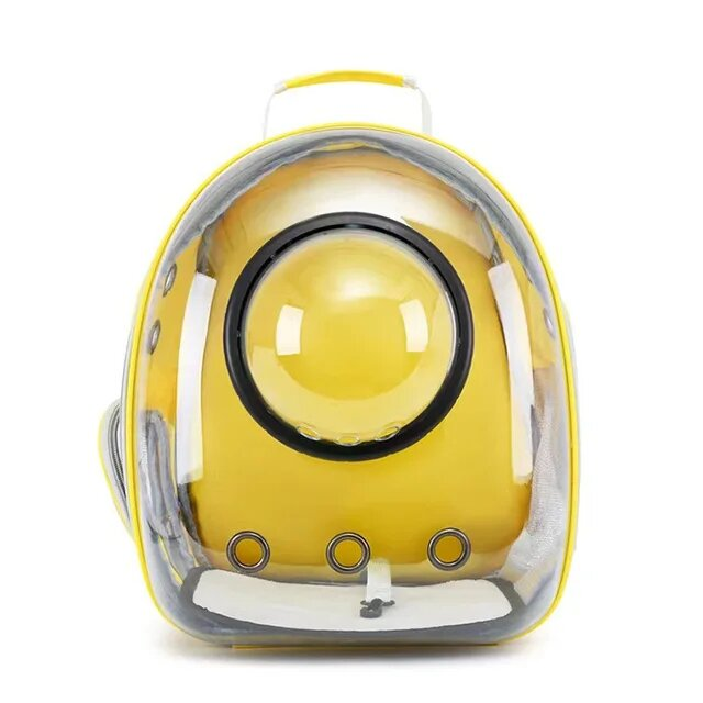 🏷️ CLEARANCE SALE | Petstranaut Adventure Pet Backpack – Sunshine Yellow, 41 x 33 x 25 cm (Zip Issue – 60% Off)
