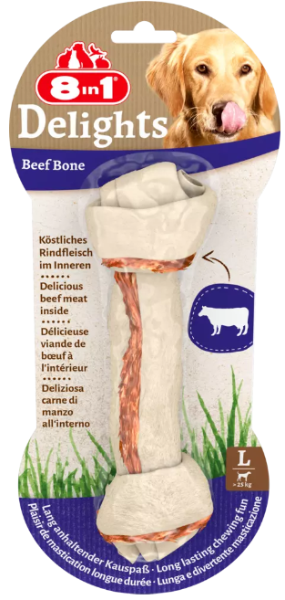 8in1 Beef Delights Bone L